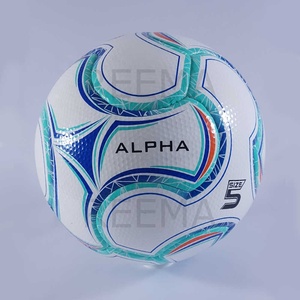 Ballon de football personnalisé taille 5 et taille 4, synthétique texturé TPU PU, thermocollé, taille officielle, ballon de match de qualité supérieure - Product Image 2