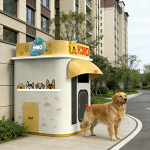 Lavadora Inteligente para <span class=keywords><strong>Mascotas</strong></span>, Autoservicio 24H, Acero Inoxidable, <span class=keywords><strong>Lavado</strong></span> y Cuidado Automático, Champú y Acondicionador con Pulverización Automática - Product Image 2