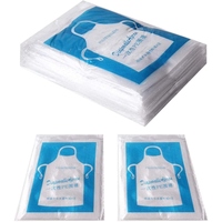 Tabliers de cuisine jetables en plastique sans manches, légers, imperméables, faciles à nettoyer, pour une utilisation en cuisine