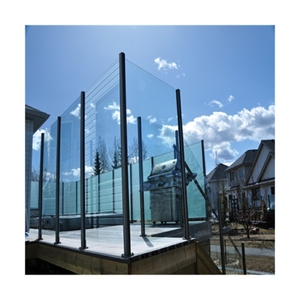 Prima phong cách hiện đại Side gắn lan can và sàn gắn bài với rõ ràng Tempered Glass lan can thiết kế <span class=keywords><strong>balustarde</strong></span> - Product Image 2