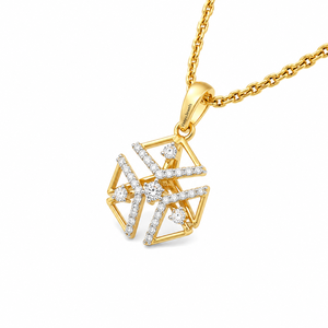 Pendentif élégant en moissanite pour femme, en argent sterling 925/935, bijou charmant et étincelant, cadeau tendance pour mariage, anniversaire, fête - Product Image 2