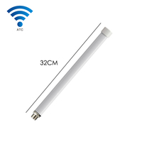 Antena exterior de alta ganancia de largo alcance 8dBi 10dBi 12dBi 15dBi 868MHz Omni 2,4 GHz WIFI Antena de fibra de vidrio con conector N hembra