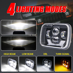 Disponibile rettangolo Hi/low <span class=keywords><strong>Sealed</strong></span> Beam H6054 indicatore di direzione ambra 5x7 pollici Drl Led faro per Jeep Wrangler Yj Cherokee Xj Toyota - Product Image 5