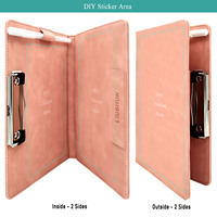 Porte-documents extensible en cuir PU imperméable A4 pour réunions et documents de bureau