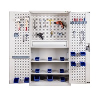 Armoire à outils industrielle polyvalente de 71 pouces, orange, avec tiroirs, panneau perforé et solutions d'organisation ciblées pour la vente en gros