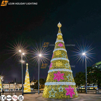 Neue Anpassbare Große Outdoor IP65 Feiertagsdekoration 3D Weihnachtsbaum & Erntedankfest-Beleuchtung