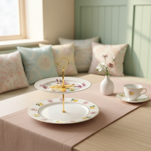 Fine Porcelain Bone China European Style Dinnerware Set Microwave Dishwasher Safe Eco-Friendly Non-Toxic Disposable Customized - Product Image 3