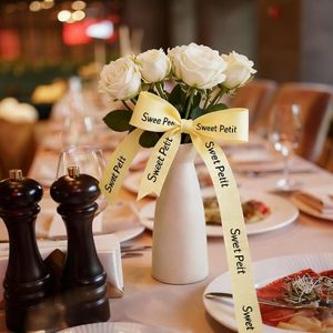 Cinta de Raso Personalizada con Logotipo de Marca, Impresa, para Envolver Regalos y Hacer Lazos - Product Image 4