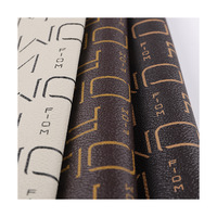 PVC cuir produit tissu rétro lettre impression cuir pour valise souple sac à main chaussures ceinture canapé