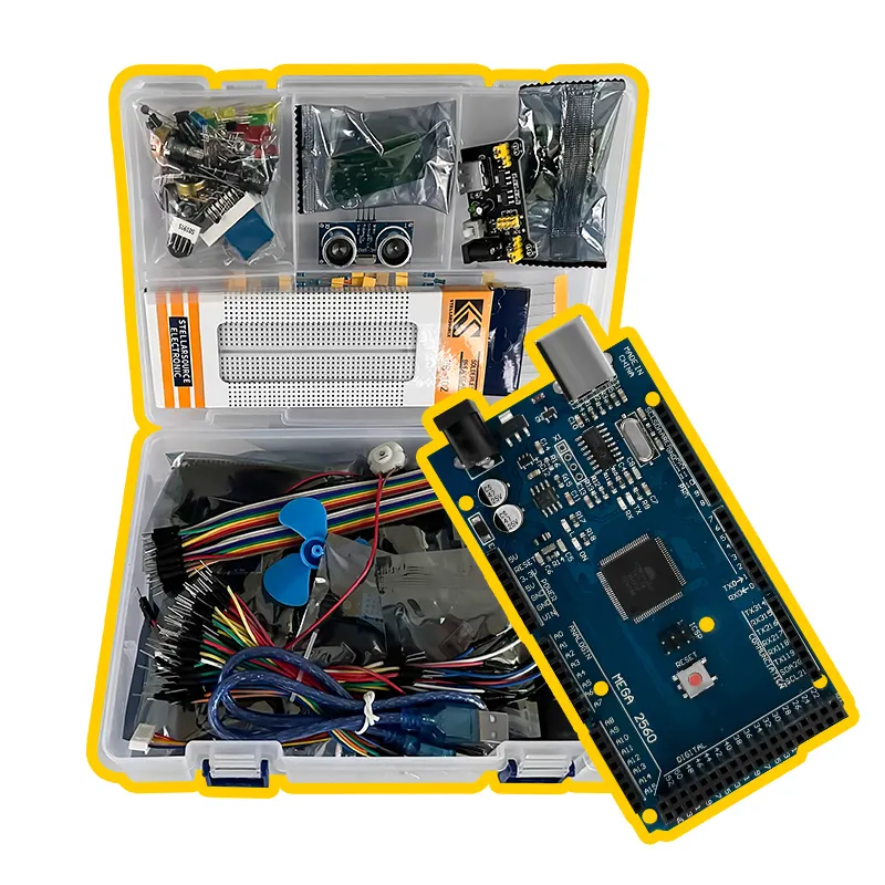 Mega 2560 R3 Complete Starter Project Kit Compatible with Arduino IDE Mega328 Nano Mega2560 Scratch Coding Tutorials
