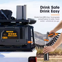 GARIDA 2025 Nouvelle Douche Extérieure Portable à Charge Rapide avec Réservoir d'Eau Pressurisé 24L Alimentée par Batterie pour Camping et Randonnée GCT-103