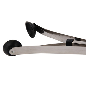 Pinza para basura con mango de plástico, acero inoxidable, mango largo, recolector de basura, limpieza del hogar, ecológico - Product Image 4