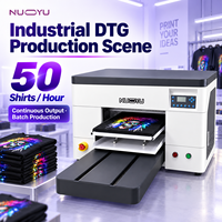 Imprimante textile à haute vitesse I3200, impression directe sur vêtement, 50 t-shirts par heure, machine DTG industrielle avec carte de contrôle Hoson