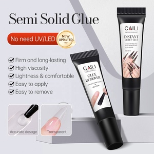 Benutzer definierte Nagel verlängerung Hartgel Schnellt rockn endes Nagelkleber-Set Drücken Sie auf die Nägel Langlebige Bindung Einfach zu verwenden mit Kleber entferner OEM EDM - Product Image 1