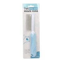 Nouvelle Brosse et Peigne Auto-Nettoyants pour Chiens et Chats, Outils de Toilettage pour Animaux, Anti-Chute de Poils, en ABS et Acier Inoxydable
