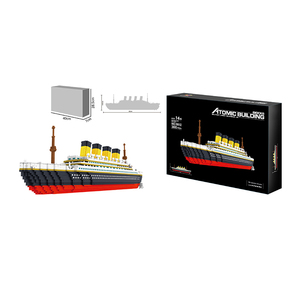 Bộ Câu Đố <span class=keywords><strong>3D</strong></span> Cho Người Lớn Mô Hình Tàu <span class=keywords><strong>Titanic</strong></span> Bộ Dụng Cụ Watercraft 3800 Cái DIY Mega Bộ Khối Xây Dựng Bằng Nhựa Kỷ Niệm Quà Tặng Đám Cưới - Product Image 5