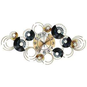 Décor à la maison moderne luxueux Style espagnol fer horloge murale silencieux aiguille affichage mains bureau salon vente directe d'usine - Product Image 1