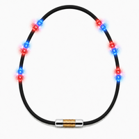 Collier magnétique en silicone pour l'équilibre énergétique, avec aimant intégré, en acier inoxydable 316L, placage sous vide, design tendance