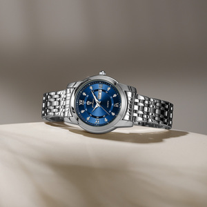 Montre-bracelet à quartz pour femme Gohuos <span class=keywords><strong>7801</strong></span>, nouvelle marque tendance, bracelet en acier inoxydable, calendrier personnalisé, lumineuse, montres féminines à la mode - Product Image 5