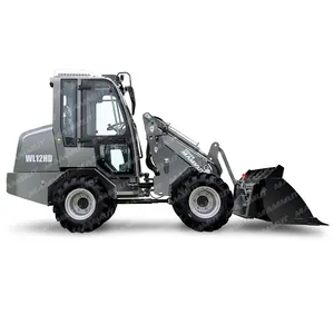 2024 new machine wl12HD hydrostatic wheel loader 1ton 1000kg epa4 engine compact front end wheel loader