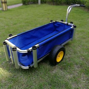 Hoge Capaciteit Strand Trolley Winkelwagen Karper Vissen Camping Outdoor Vissen Kar Met Twee Ballon Wiel - Product Image 2