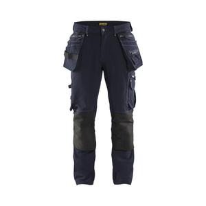 BLAKLADER - 199816448699D108 Craftsman <b>trousers</b> 4-way <b>stretch</b> X1900 Dark navy/<b>Black</b> - EAN 7330509686515 WORK <b>TROUSERS</b> - Product Image 1