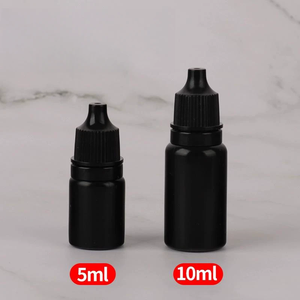 5ml 10mlブラックPEプラスチック製小型スクイーズボトルソフトアイドロップ液体点眼薬工業用 - Product Image 2