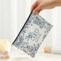 Pochette de maquillage personnalisée avec motif anneau verrouillable, sac de rangement de voyage pour articles de toilette, trousse de toilette, cadeau pour enterrement de vie de jeune fille