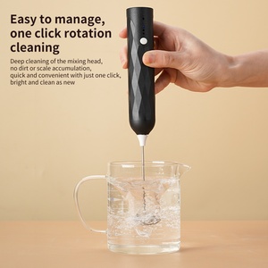 เครื่องตีฟองนมแบบพกพา ใช้แบตเตอรี่ ชาร์จไฟได้ อัตโนมัติ สำหรับผสมกาแฟ - Product Image 3