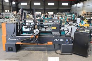 Tour à bois CNC multifonctionnelle CA1530 avec moteur pas à pas, lit en fonte lourd, rainurage et gravure <span class=keywords><strong>de</strong></span> cylindres, certifiée CE - Product Image 2