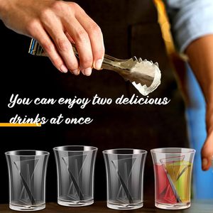 Verres à shot de 2 oz, gobelets en plastique transparent réutilisables pour la dégustation d'<span class=keywords><strong>alcool</strong></span> au bar, jeux de fête de bachelorette - Product Image 2