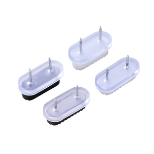 Double Layer Plastic Furniture Feet With Double Nails For <b>Tables</b> Chairs <b>Sofas</b> Moisture Proof Scratch Resistant Height Increasing - Product Image 1