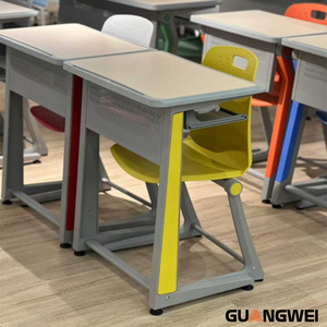 Meubles de classe universitaires durables et écologiques GUANGWEI, bureau et chaise d'étude pour <span class=keywords><strong>étudiant</strong></span>s, <span class=keywords><strong>prix</strong></span> d'usine - Product Image 4