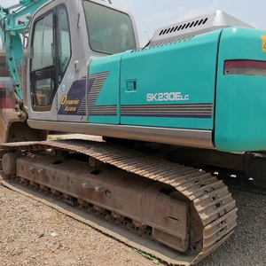 Excavatrice sur chenilles d'occasion KOBELCO SK230-6E 23 tonnes, pelle hydraulique d'occasion SK200-8 SK210-8 de haute qualité - Product Image 1