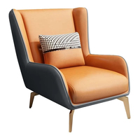 Ensemble de fauteuils inclinables modernes en velours avec pouf, chaise longue et canapé pour salon, chambre, hôtel, salle à manger, bar - Tissus disponibles
