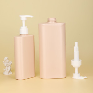 250ml 500ml 800ml Pet Lotion <span class=keywords><strong>Container</strong></span> hình bầu dục Màu Hồng Chai lớn lớn dầu gội đầu và điều hòa chai - Product Image 6