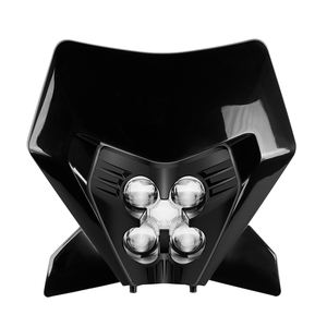 Phare Motocross <span class=keywords><strong>Enduro</strong></span> Racing avec abat-jour noir pour 2024 2025 <span class=keywords><strong>KTM</strong></span> 150 250 300 350 <span class=keywords><strong>450</strong></span> - Product Image 1