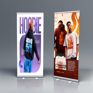 Rollup Standee hiển thị cuộn lên quảng cáo biểu ngữ đứng kéo lên biểu ngữ nhôm có thể thu vào cuộn lên biểu ngữ đứng - Product Image 3
