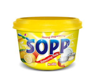 Pasta para lavar platos SOPP LIMA 450g The Real Grease-Catcher LAVAPLATOS El Verdadero Arrancagrasa LIMON - Product Image 4