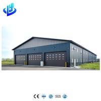 Structure de bâtiment en acier léger pour atelier/barn/stage d'activités industrielles - Conception industrielle haute résistance au vent