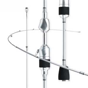 SNEDA Ultralight Silver Armor Spinning Rod Micro Bait Finesse Rod pour Brook Small River Medium pour Perche Carpe Crevettes EVA - Product Image 2