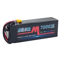 Batterie Lithium Polymère MOLIPO HR0670HV pour Drone FPV 4S 6S 8S 7000mAh, Haute Décharge, Haute Tension, pour UAV RC 7-10 pouces et Appareils Électroménagers