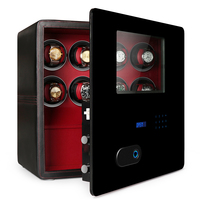 Enrollador de reloj de lujo giratorio automático, caja de seguridad, bóveda de joyería con huellas dactilares, Digital Premium, 8 ranuras, armarios, casillero, cajón de almacenamiento