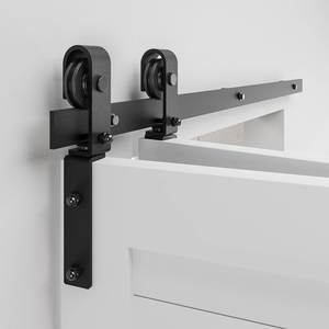 WEKIS - Kit de Sistema de Rieles para Puertas Corredizas Plegables de Alta Resistencia, Moderno, para 4 Puertas de Armario de Madera, para Construcción de Viviendas - Product Image 3