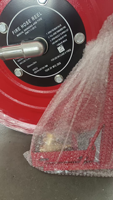 Enrouleur de tuyau d'incendie pour véranda avec tuyau de 19 mm/25 mm, longueur 30 m, robinet à bille en laiton 1 "/1,5"