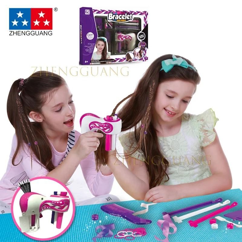 Zhengguang подарок для девочки стильный набор для плетения волос «сделай сам» 3 пары машинка для плетения Волос Автоматическая машинка для плетения волос