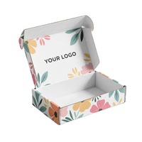 Caja de Regalo de Cartón Corrugado con Impresión Digital de Logotipo Personalizado, Caja de Envío de Papel Kraft para Empaque de Galletas