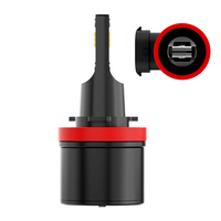 Asruex Tiptop Tout En Un Mini H10 PSX24W PSX26W LED Phare Ampoule 12V 26W 2800LM 5202 H8 H9 H16 9005 9006 H11 H7 LED Brouillard Lumière