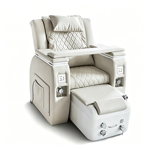 Fauteuil de massage électrique pour cils et ongles, lit de luxe pour salon de beauté, réglage du dossier, chaise de manucure et pédicure - Product Image 1