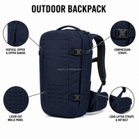 Sac à dos tactique de chasse en plein air personnalisé à prix d'usine, système MOLLE, commande d'échantillon, dropshipping, marque privée, logo personnalisé, multicolore